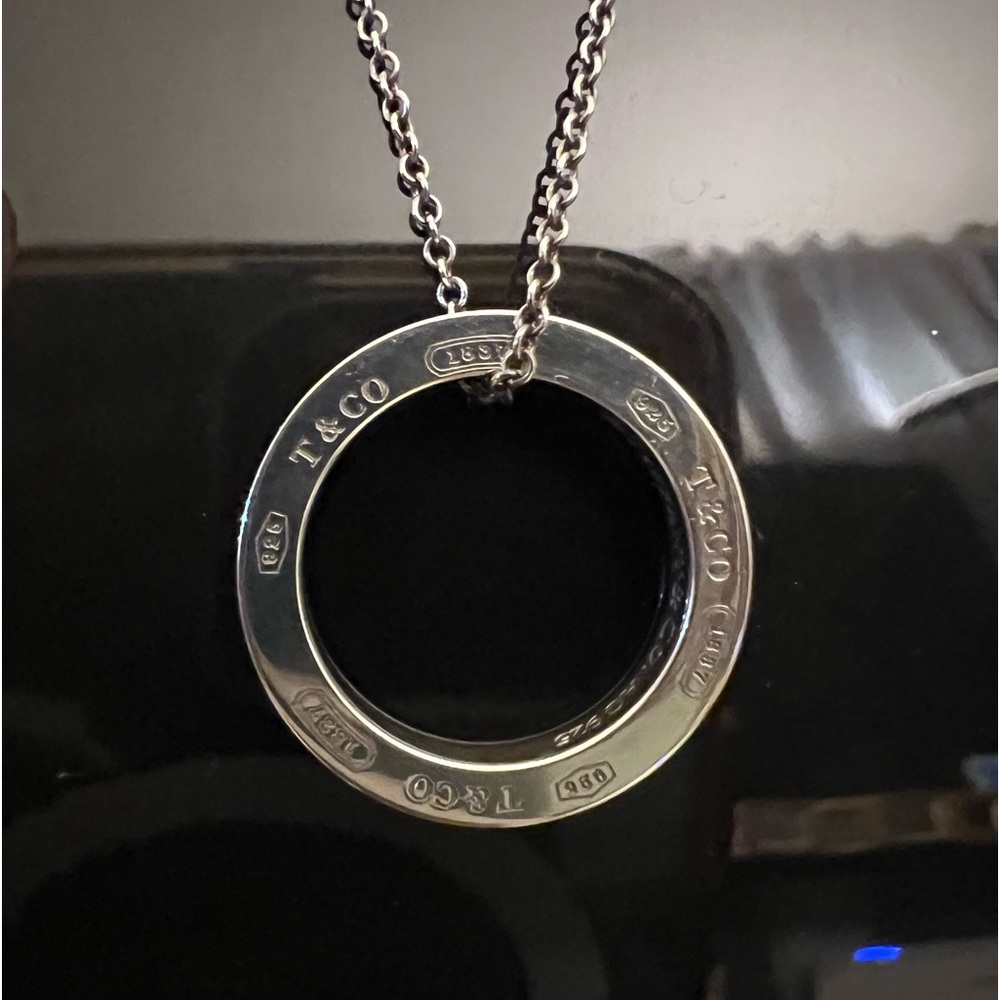Tiffany & Co Circle Pendant Necklace